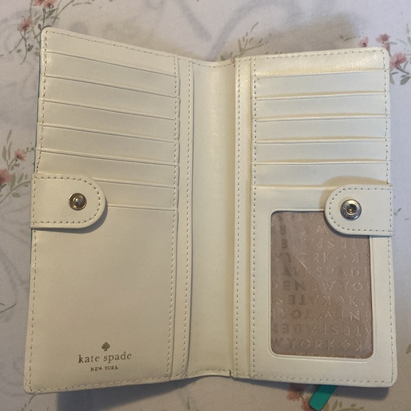 Authentic Kate Spade Turquoise Wallet - Picture 4 of 4